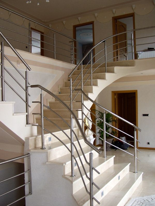 Rampe escalier inox